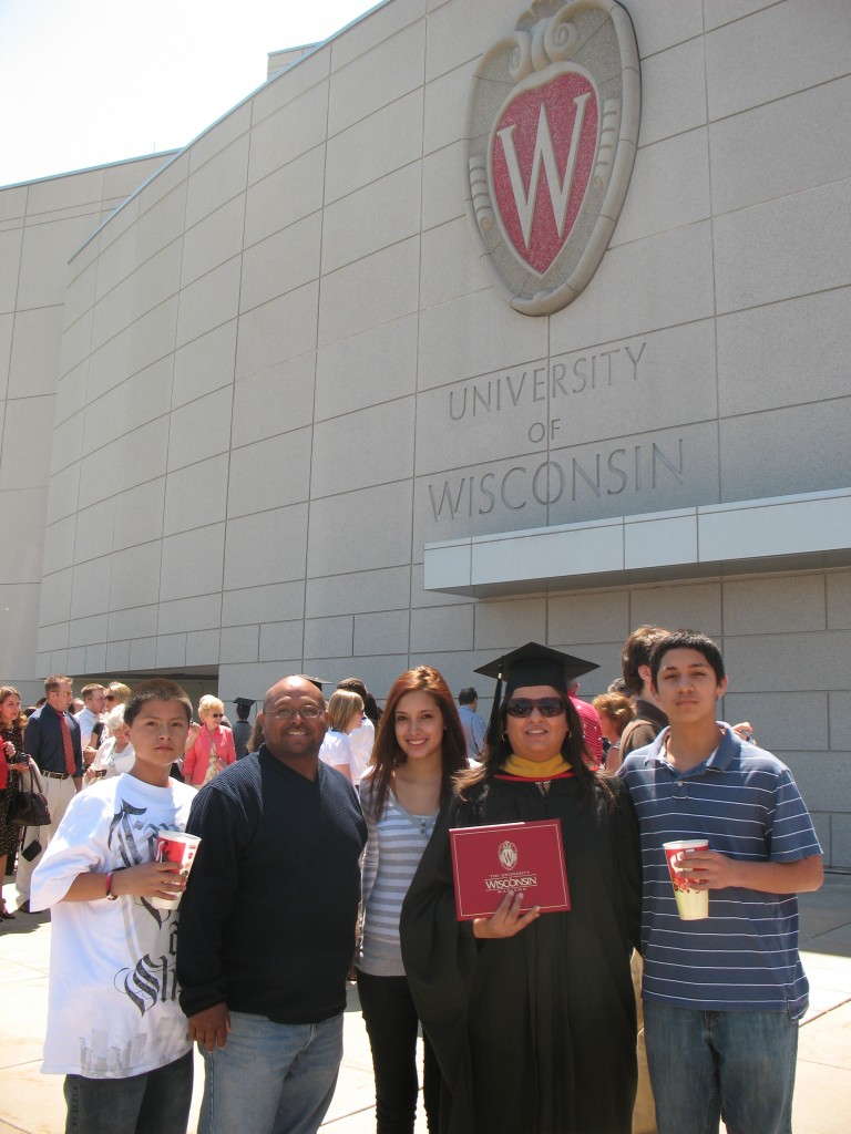 My graduation from UW-Madison.